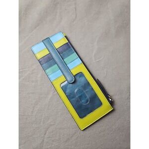 ili New York Long Double Sided Slim Wallet RFID Card Holder ID Cool Tropics‎